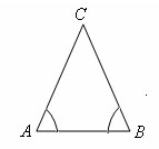 признак равнобедренного треугольника